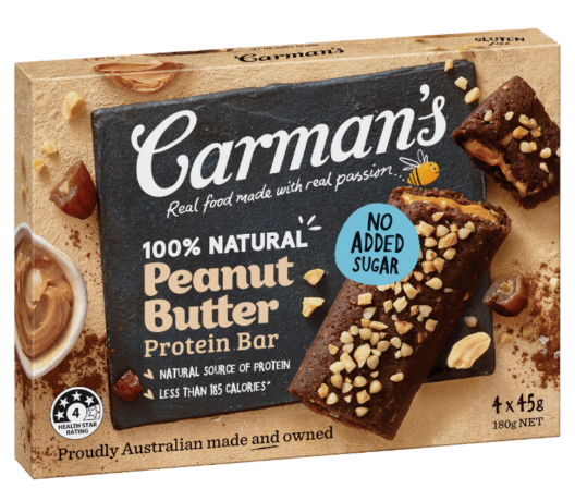 CARMAN'S PROTEIN BARS PEANUT BUTTER