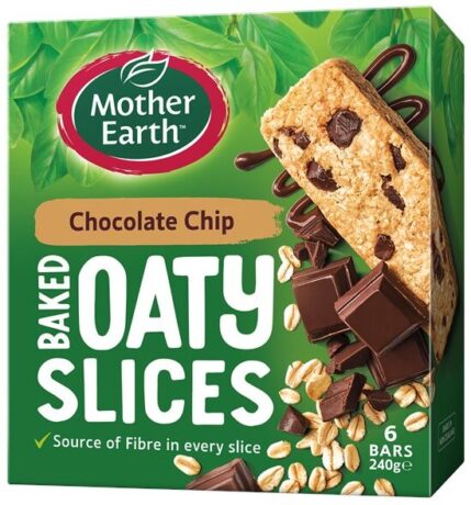 MOTHER EARTH CHOCOLATE CHIP OATY SLICE