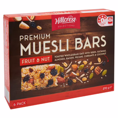FRUIT & NUT PREMIUM MUESLI BARS