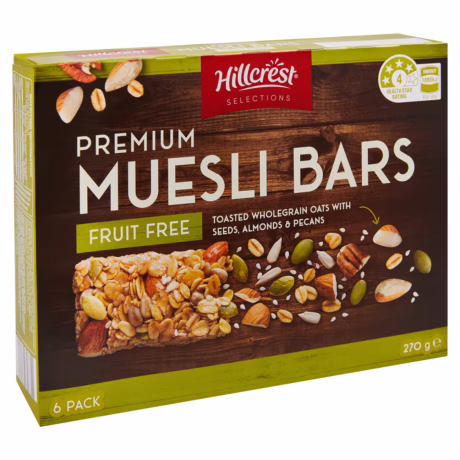 Fruit Free Premium Muesli Bars 270g